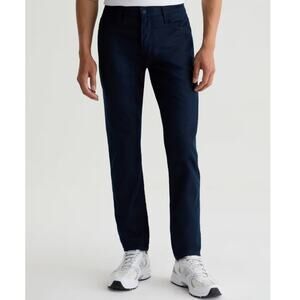 AG Adriano Goldschmied Tellis Modern Slim Pant Mens 34x34 Navy Stretch SUD Jean